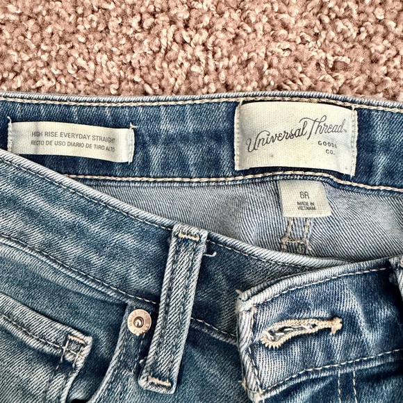 High Rise Straight Jeans - Picture 2 of 2